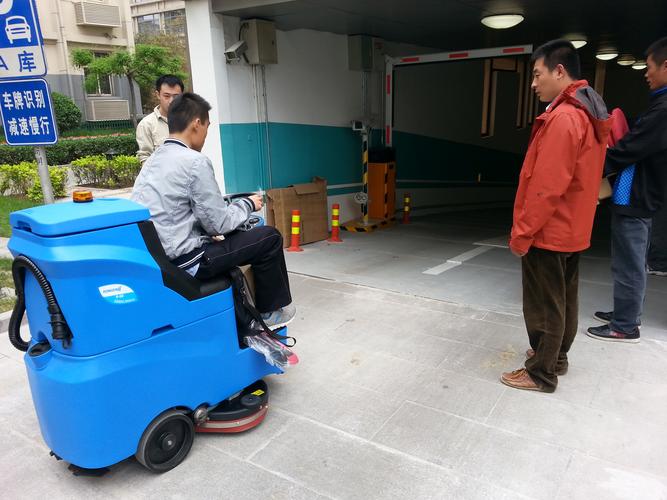 Control of cleaning speed of ZSmart floor scrubber